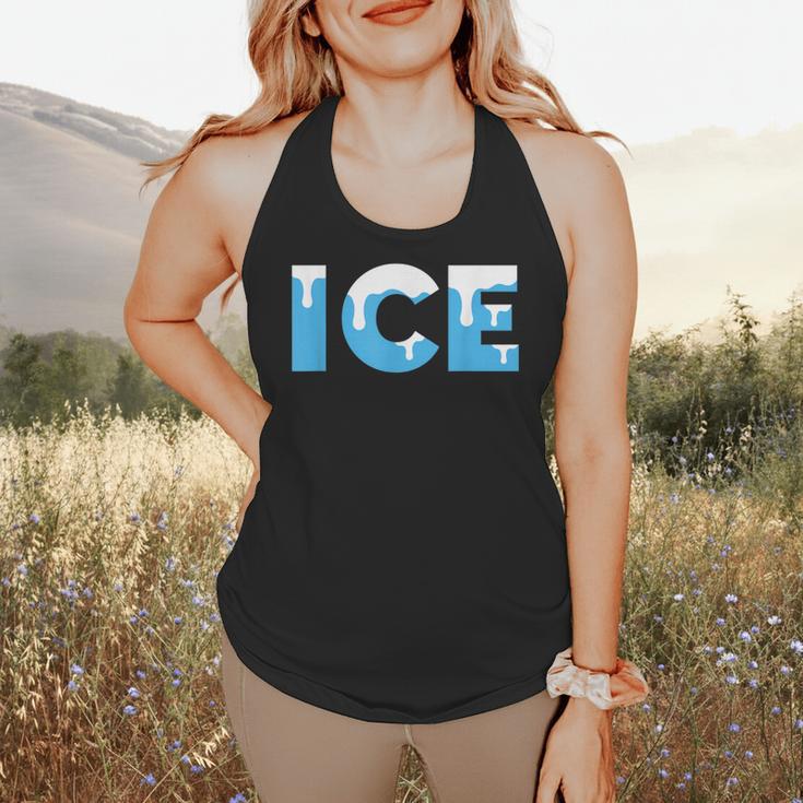 Baseball ICE Ice Cream Drip Baseball Drip Baseball Flowy Tank