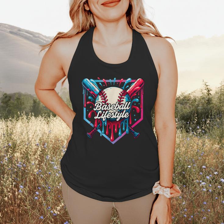 Baseball Lifestyle Shirt Youth Baseball Drip Icecream Boys Flowy Tank