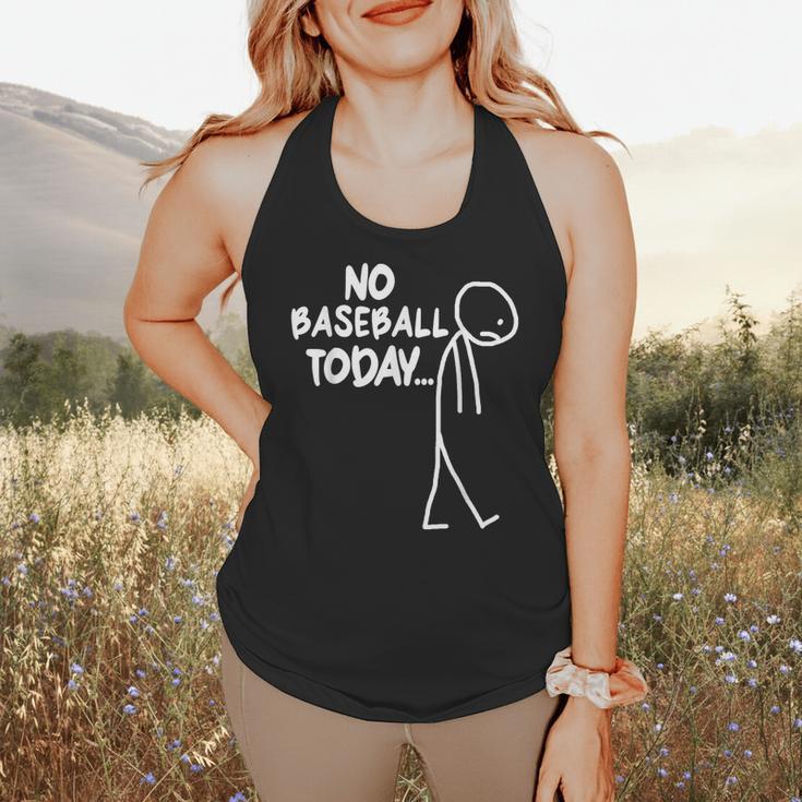 Baseball Lover Sad Stick No Baseball Today Flowy Tank Baseball Lover Sad Stick No Baseball Today Flowy Tank