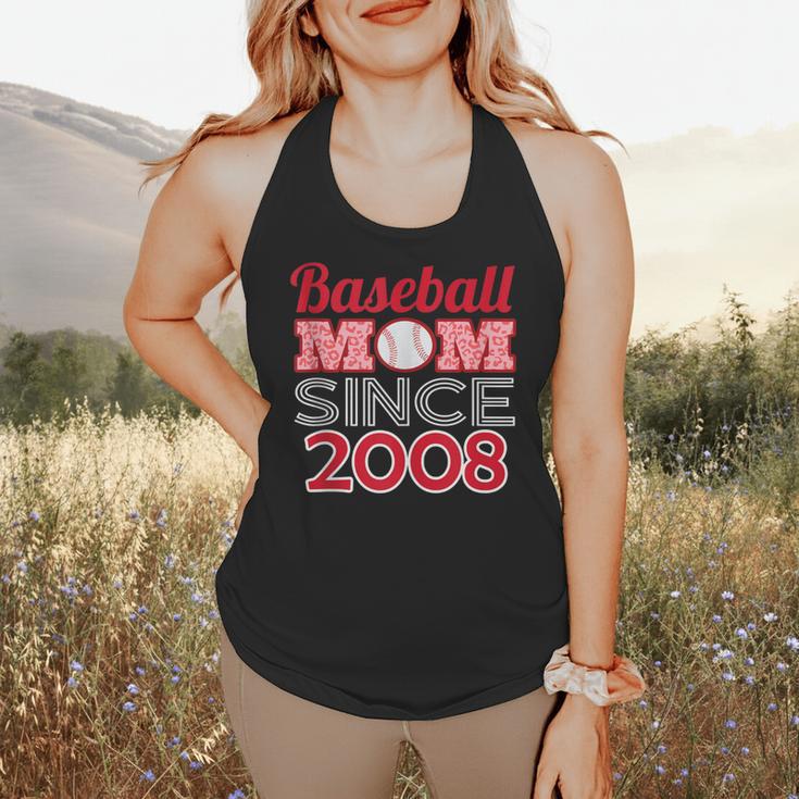 Baseball Mom Since 2008 Flowy Tank Baseball Mom Since 2008 Flowy Tank