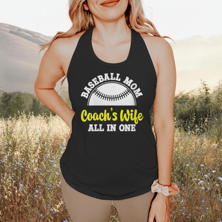 Baseball Mom Coach's Wife All In One Sports Player Coach Flowy Tank