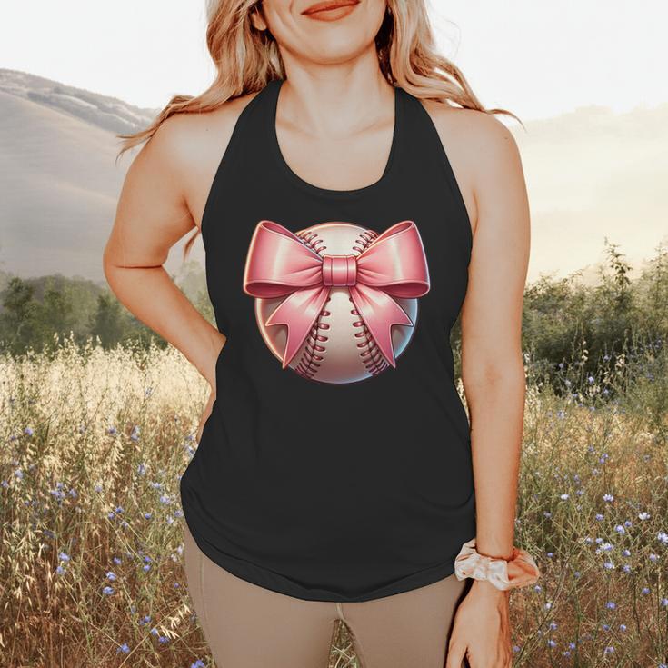Baseball Mom Coquette Pink Bow Baseball Mom Flowy Tank Baseball Mom Coquette Pink Bow Baseball Mom Flowy Tank