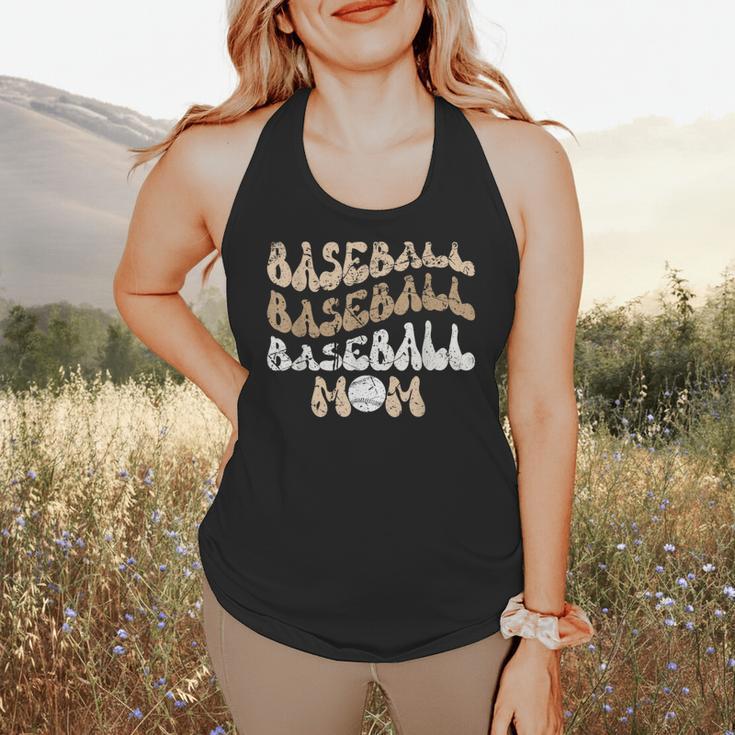 Baseball Mom Distressed Vintage Sports Player Calls Me Mom Flowy Tank Baseball Mom Distressed Vintage Sports Player Calls Me Mom Flowy Tank