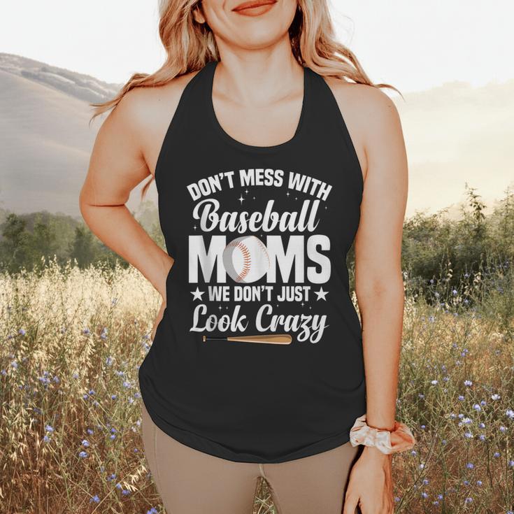 Baseball Mom We Don´t Just Look Crazy Baseball Player Flowy Tank Baseball Mom We Don´t Just Look Crazy Baseball Player Flowy Tank