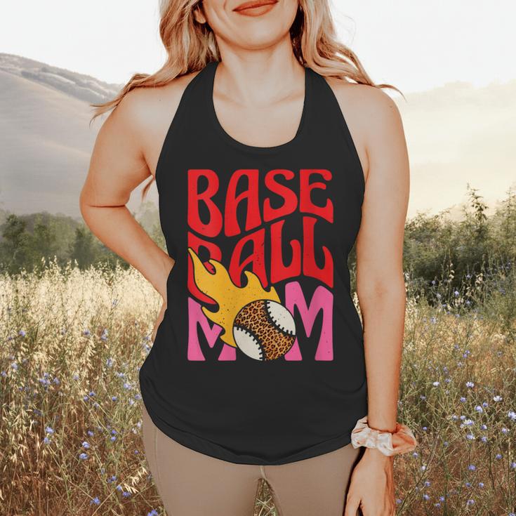 Baseball Mom Game Day Trendy Pink Leopard Mama Flowy Tank Baseball Mom Game Day Trendy Pink Leopard Mama Flowy Tank
