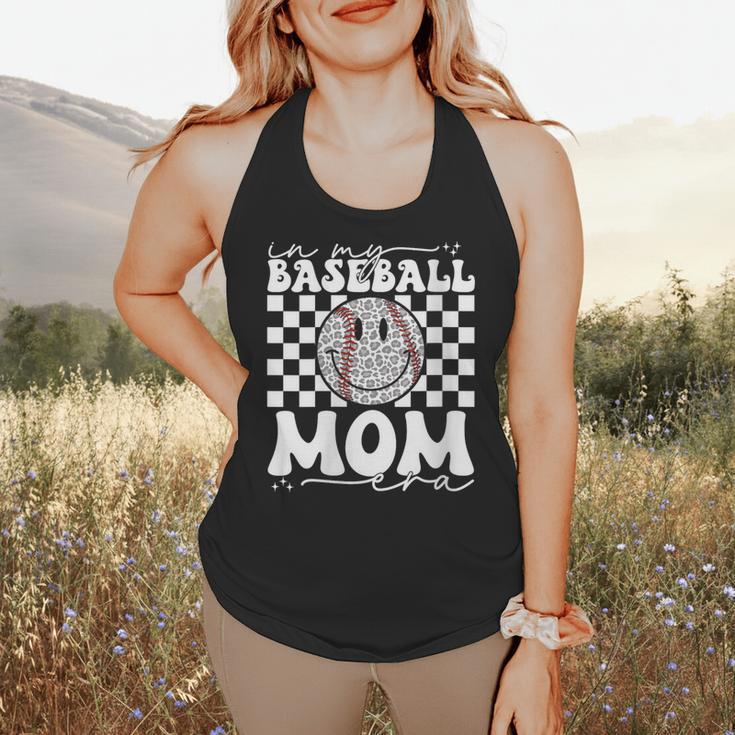 In My Baseball Mom Mama Era Leopard Mom Baseball Flowy Tank