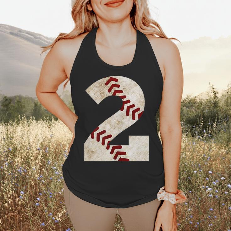 Baseball Mom Baseball Parent Number Two Baseball Gear 2 Flowy Tank Baseball Mom Baseball Parent Number Two Baseball Gear 2 Flowy Tank