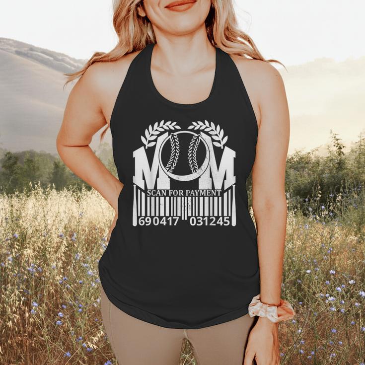 Baseball Mom Scan For Payment Sporty Humor Flowy Tank Baseball Mom Scan For Payment Sporty Humor Flowy Tank