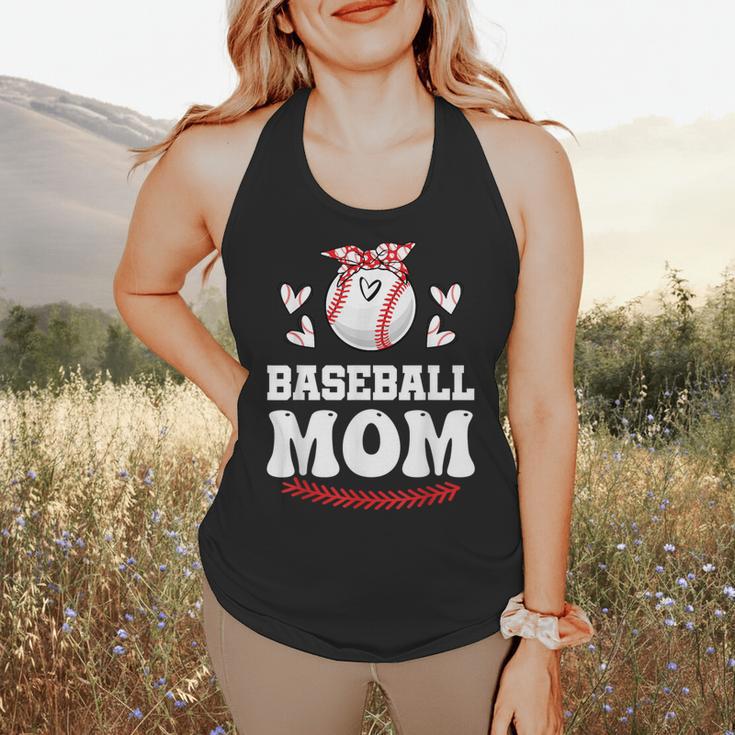 Baseball Mom Shirt Mama Women Baseball Shirt For Flowy Tank