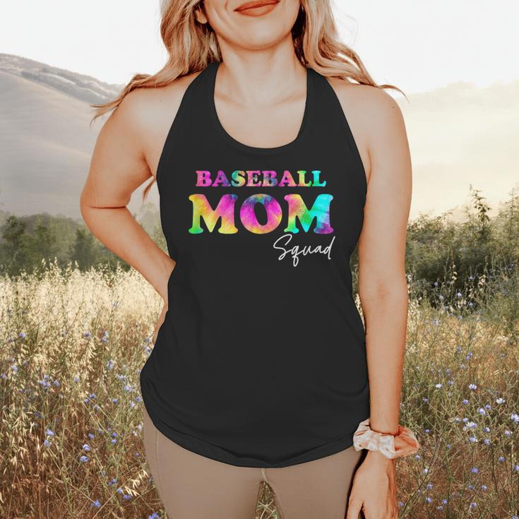 Baseball Mom Squad Tie Dye Cute Ball Mom Flowy Tank Baseball Mom Squad Tie Dye Cute Ball Mom Flowy Tank