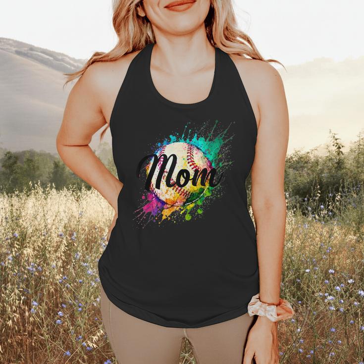 Baseball Mom USA American Baseball Graphic Flowy Tank Baseball Mom USA American Baseball Graphic Flowy Tank