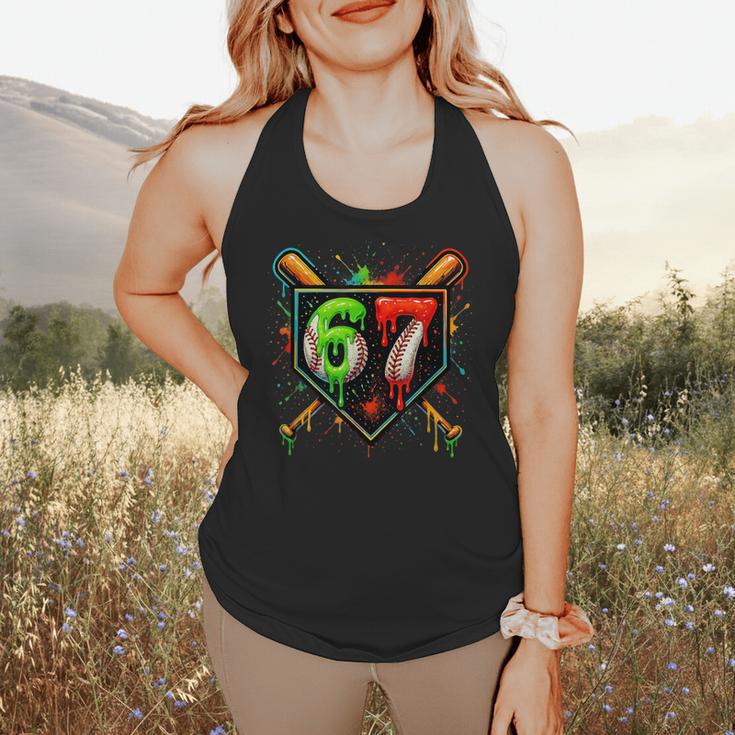 Baseball Six Seven 67 Meme Ice Cream Drip Xmas Women Men Flowy Tank Baseball Six Seven 67 Meme Ice Cream Drip Xmas Women Men Flowy Tank