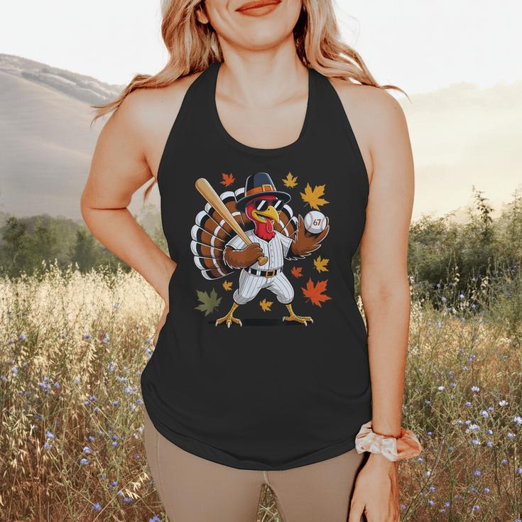 Baseball Turkey 67 Meme Thanksgiving For Boys Toddlers Kid Flowy Tank Baseball Turkey 67 Meme Thanksgiving For Boys Toddlers Kid Flowy Tank