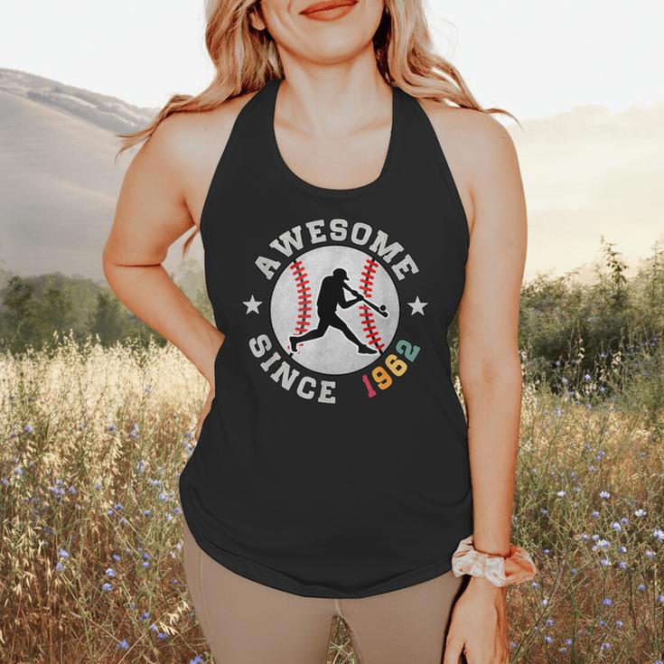 Birthday Baseball Lover 64 Years Old Awesome Since 1962 Flowy Tank Birthday Baseball Lover 64 Years Old Awesome Since 1962 Flowy Tank