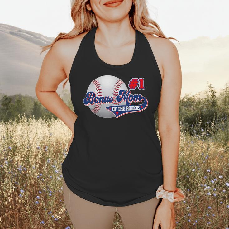 Bonus Mom Rookie Of Year 1st Birthday Baseball Theme Flowy Tank Bonus Mom Rookie Of Year 1st Birthday Baseball Theme Flowy Tank