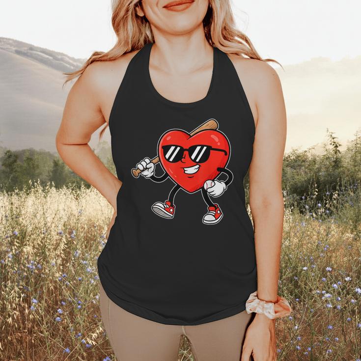 Boy Valentines Day Heart Love Baseball Boys Men Kids Flowy Tank Boy Valentines Day Heart Love Baseball Boys Men Kids Flowy Tank
