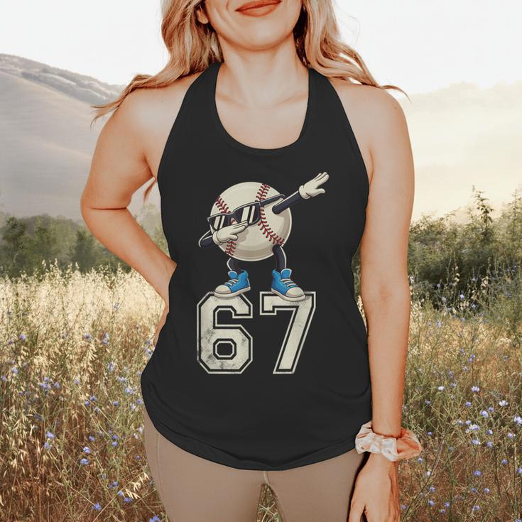 Boys Kids 67 Six Seven Sunglasses Dabbing Baseball Lover Flowy Tank