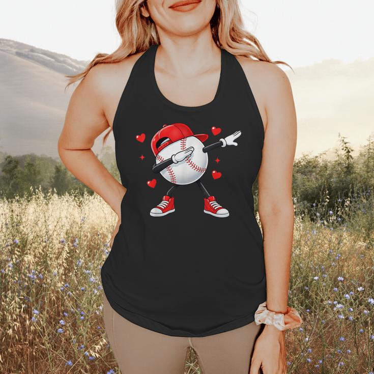 Boys Valentines Baseball Flowy Tank