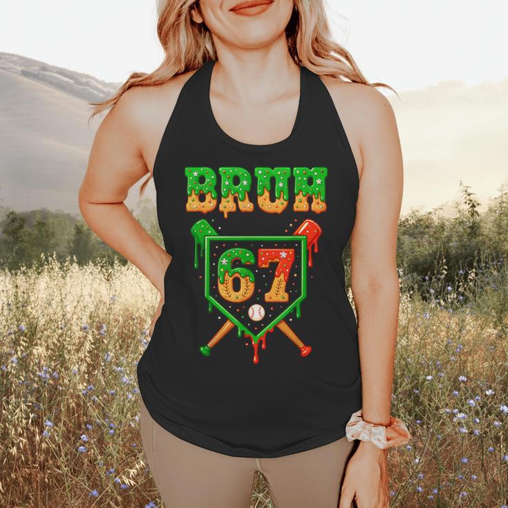 Bruh 67 Baseball Christmas Gingerbread Drip Number 67 Player Flowy Tank Bruh 67 Baseball Christmas Gingerbread Drip Number 67 Player Flowy Tank