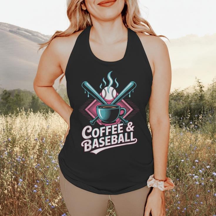 Coffee And Baseball Baseball Player Flowy Tank Coffee And Baseball Baseball Player Flowy Tank