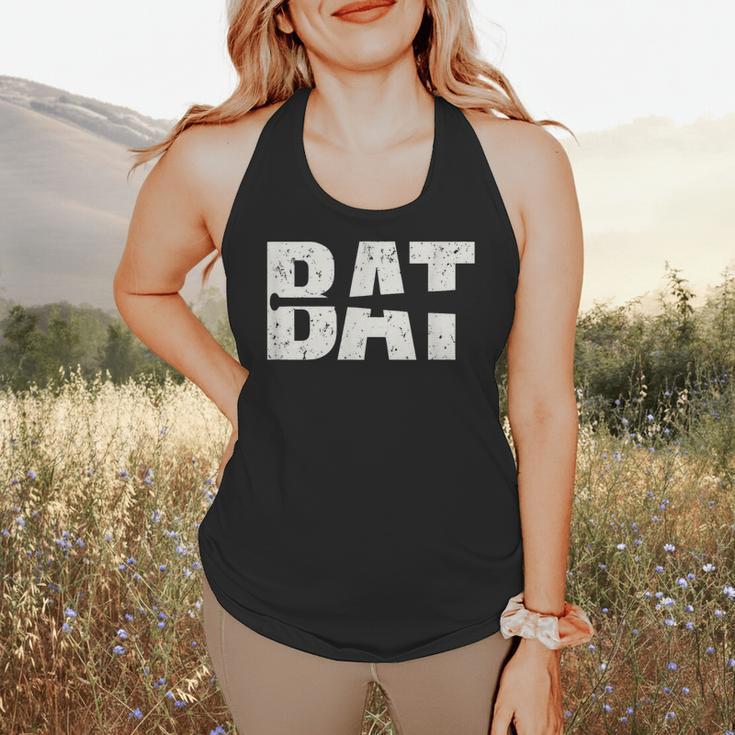 Cool Bat Dad Baseball Tee Women Kids Flowy Tank Cool Bat Dad Baseball Tee Women Kids Flowy Tank