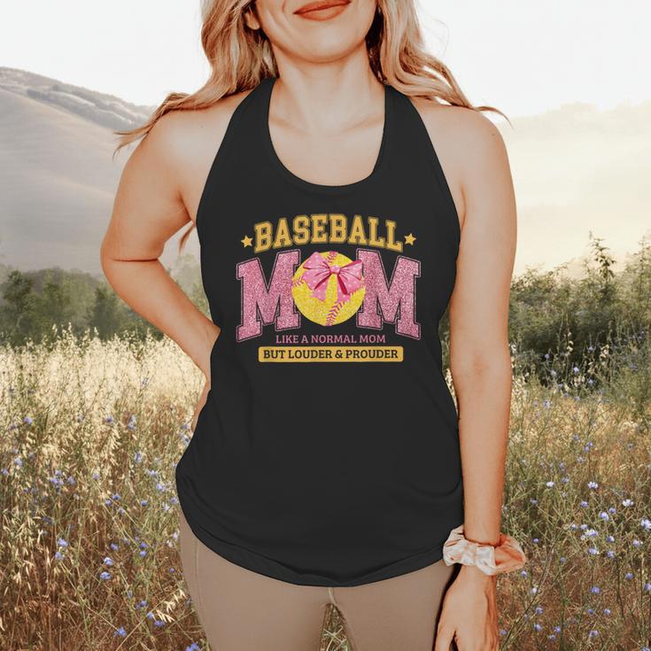 Coquette Baseball Mom Bow Like A Normal Mom But Mother's Day Flowy Tank Coquette Baseball Mom Bow Like A Normal Mom But Mother's Day Flowy Tank