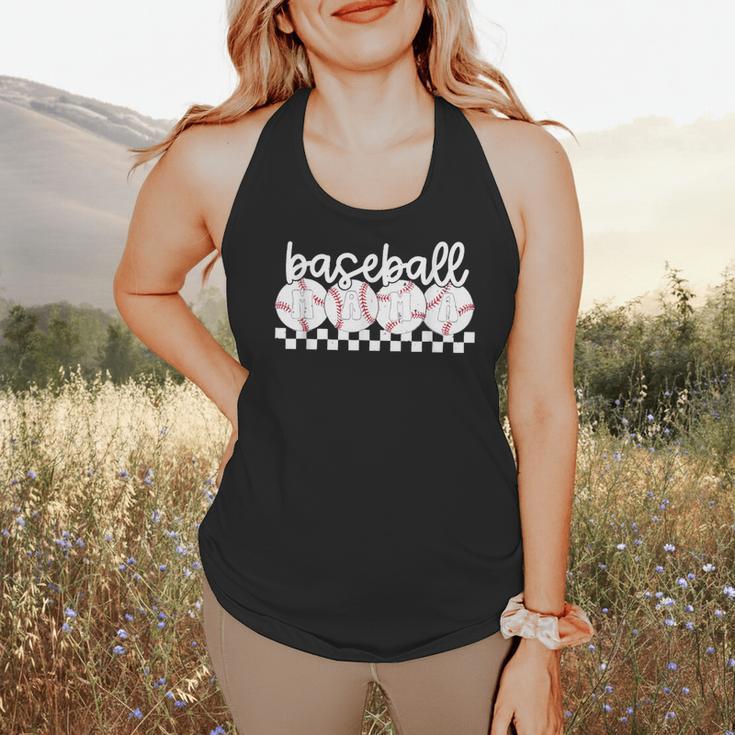 Cute Sports Baseball Mom Game Day Flowy Tank Cute Sports Baseball Mom Game Day Flowy Tank