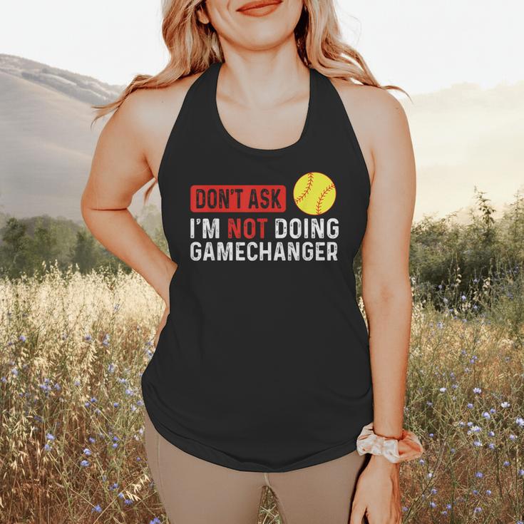 Don’t Ask I’m Not Doing Gamechanger Baseball Flowy Tank Don’t Ask I’m Not Doing Gamechanger Baseball Flowy Tank