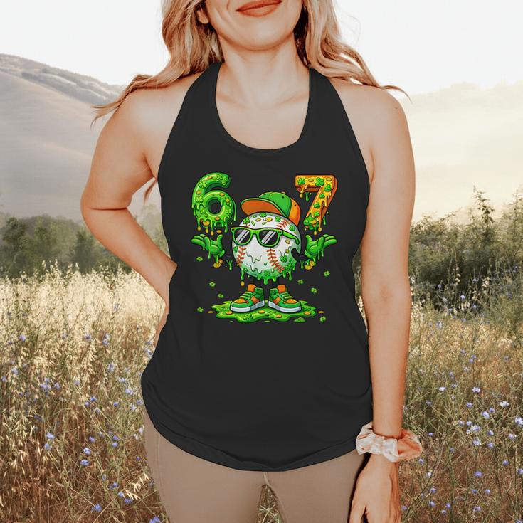 Drip Baseball Irish Shamrock St Patricks Men Boy Kid Flowy Tank Drip Baseball Irish Shamrock St Patricks Men Boy Kid Flowy Tank