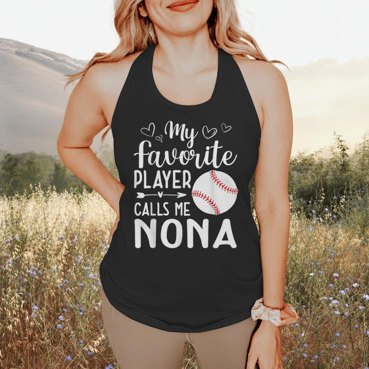 My Favorite Player Calls Me Nona Baseball Player Flowy Tank My Favorite Player Calls Me Nona Baseball Player Flowy Tank