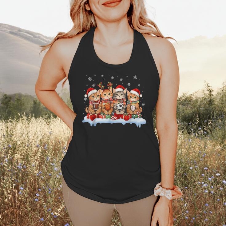 Football Baseball Basketball Player Sport Christmas Flowy Tank Football Baseball Basketball Player Sport Christmas Flowy Tank