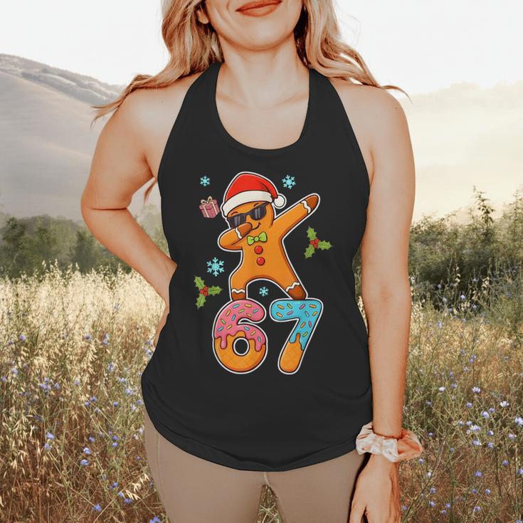 Gingerbread Six Seven 67 Ice Cream Drip Baseball Flowy Tank