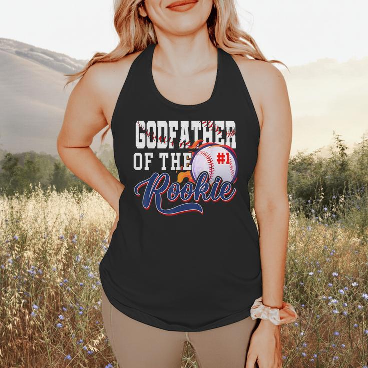 Godfather Rookie Of Year 1st Birthday Baseball Theme Flowy Tank
