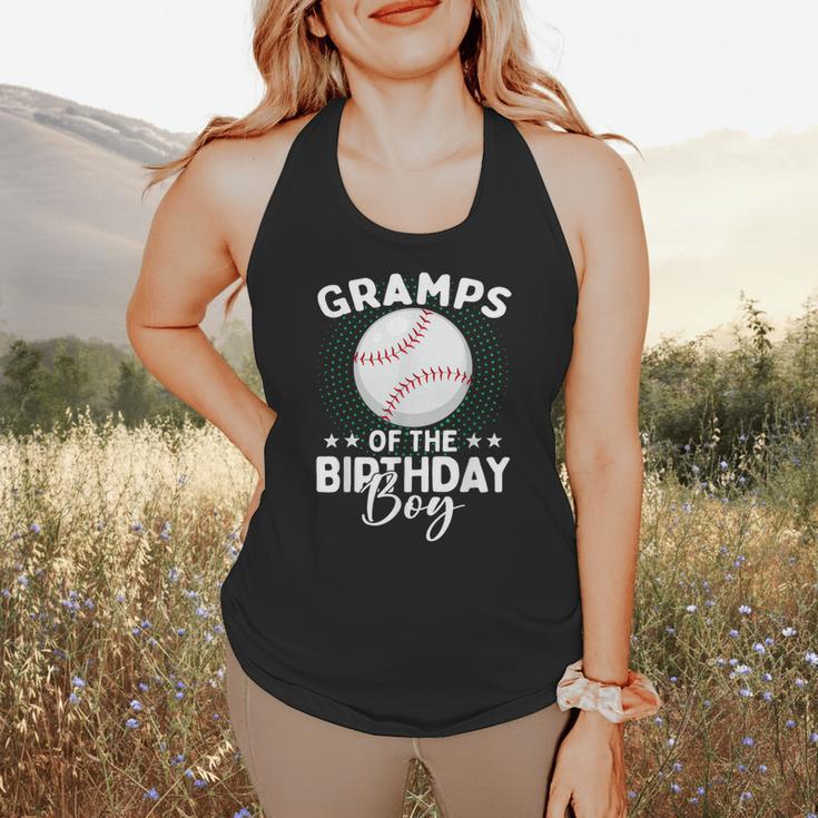 Gramps Of The Birthday Boy Baseball Player Birthday Flowy Tank Gramps Of The Birthday Boy Baseball Player Birthday Flowy Tank