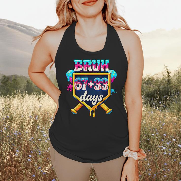 Happy 6733 Days Of School Baseball Drip 100th Day Of School Flowy Tank Happy 6733 Days Of School Baseball Drip 100th Day Of School Flowy Tank