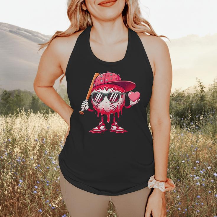 Ice Cream Drip Baseball Valentine's Day Spots Baseball Drip Flowy Tank Ice Cream Drip Baseball Valentine's Day Spots Baseball Drip Flowy Tank
