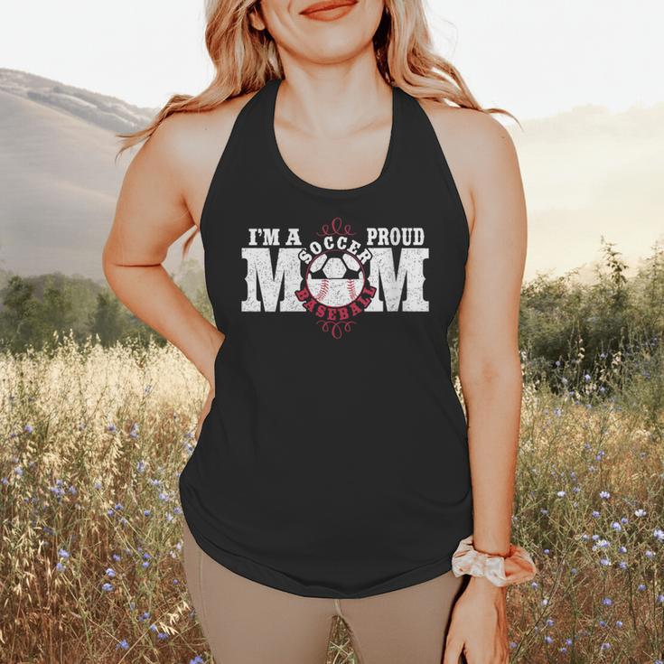 I'm a Proud Soccer Baseball Mom Flowy Tank