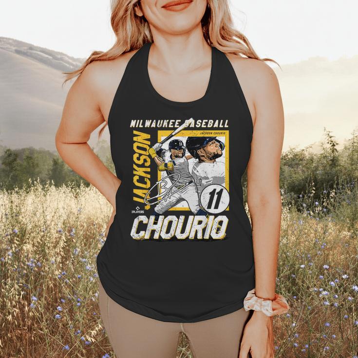 Jackson Chourio Milwaukee MLB Baseball Player MLBJCH203M Flowy Tank