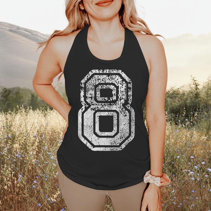 Jersey Number 8 Eight T-Shirt Football Number Baseball Mom Flowy Tank Jersey Number 8 Eight T-Shirt Football Number Baseball Mom Flowy Tank