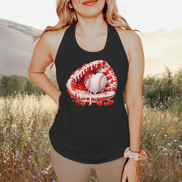 Kid Drip Ice Cream Baseball Heart Catcher Valentines Day Boy Flowy Tank Kid Drip Ice Cream Baseball Heart Catcher Valentines Day Boy Flowy Tank