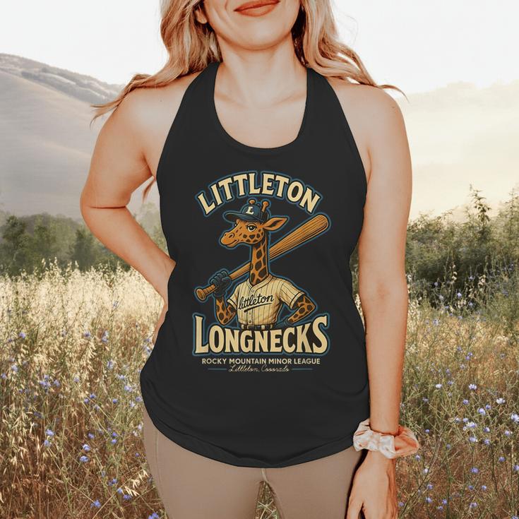 Littleton Longnecks Retro Minor League Baseball Flowy Tank Littleton Longnecks Retro Minor League Baseball Flowy Tank
