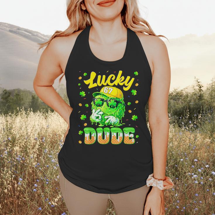 Lucky Dude Drip Baseball Shamrock St Patrick Men Boy Youth Flowy Tank Lucky Dude Drip Baseball Shamrock St Patrick Men Boy Youth Flowy Tank