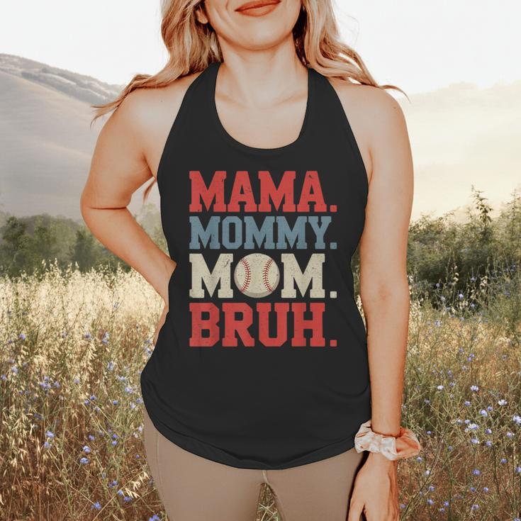 Mama Mommy Mom Bruh Baseball For Women Grandma Mother's Day Flowy Tank Mama Mommy Mom Bruh Baseball For Women Grandma Mother's Day Flowy Tank