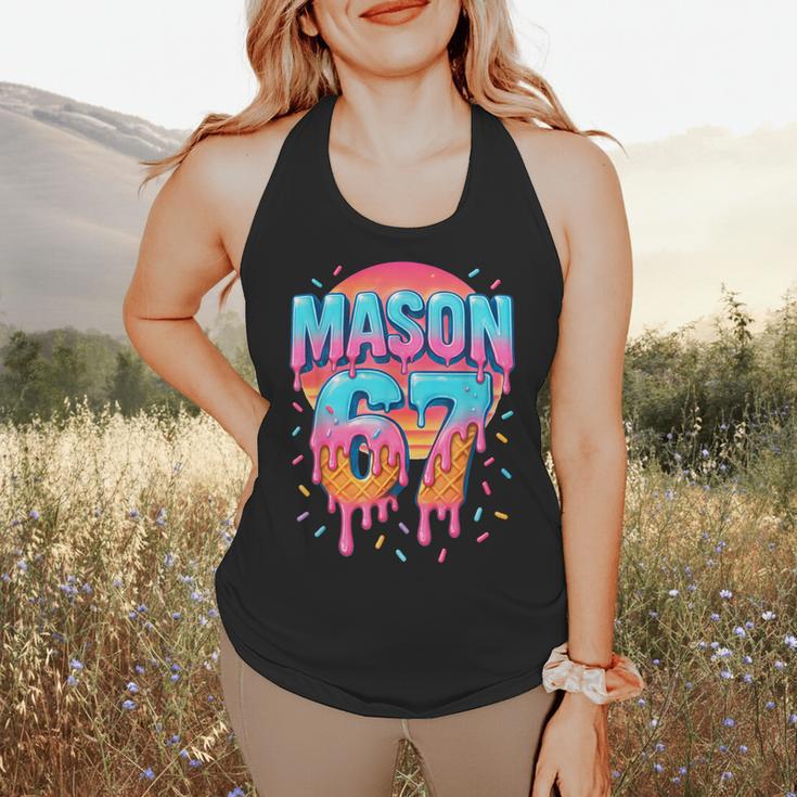 Mason 67 Costume Ice Cream Baseball Drip 6 7 Meme Six Seven Flowy Tank Mason 67 Costume Ice Cream Baseball Drip 6 7 Meme Six Seven Flowy Tank