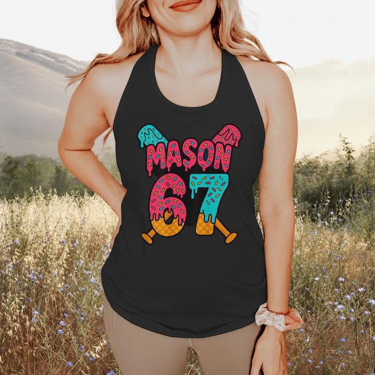 Mason 67 Ice Cream Drip Baseball Meme Flowy Tank Mason 67 Ice Cream Drip Baseball Meme Flowy Tank
