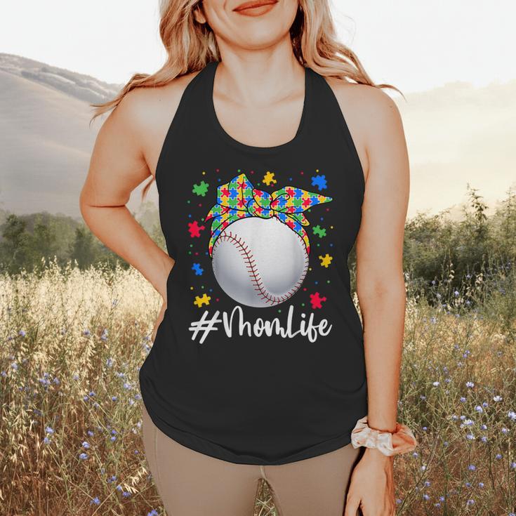 Messy Ball Puzzle Baseball Mom Life Autism Awareness Month Flowy Tank Messy Ball Puzzle Baseball Mom Life Autism Awareness Month Flowy Tank