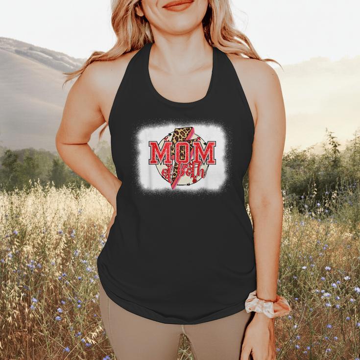 Mom Of Both Baseball Mom Mommy Flowy Tank
