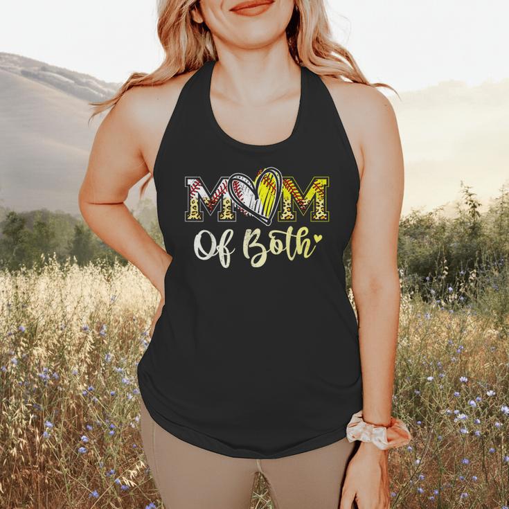 Mom Of Both Softball Baseball Mom Flowy Tank Mom Of Both Softball Baseball Mom Flowy Tank