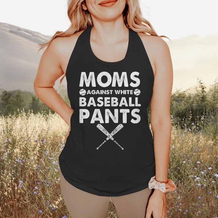 Moms Against Baseball Pants Baseball Mom Mother's Day Flowy Tank Moms Against Baseball Pants Baseball Mom Mother's Day Flowy Tank