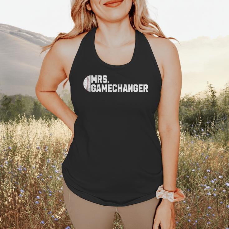Mrs Gamechanger Baseball Scorekeeper Love Flowy Tank Mrs Gamechanger Baseball Scorekeeper Love Flowy Tank